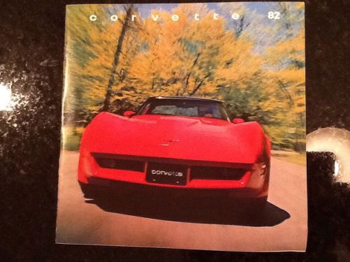 Corvette, 1982, original sales brochures,chevy, vette