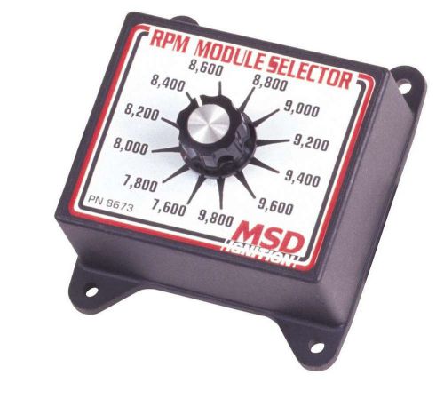 Msd rpm module selectors p/n 8673 imca drag msd mallory nhra