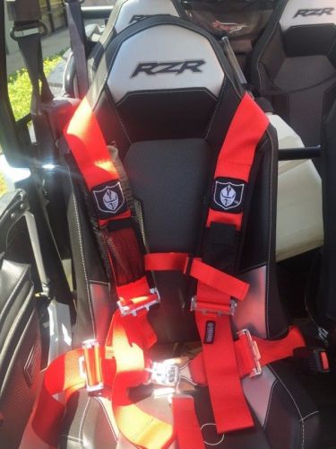 Pro armor red 3&#034; 5 point harness free fast shipping