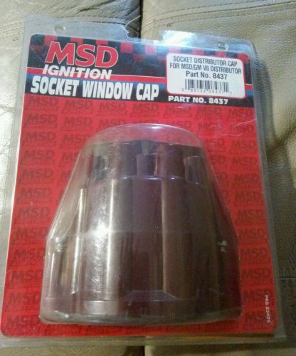 Msd distributor cap gm window female socket clamp-down pro-billet billet gm v8