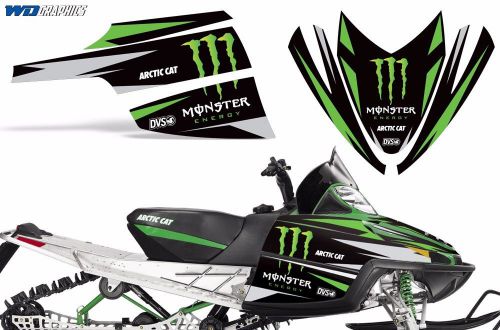Decal graphic kit arctic cat m series crossfire parts sled snowmobile wrap decal