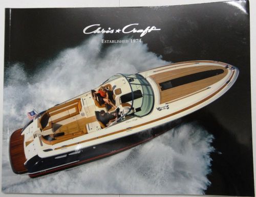 Chriscraft chris craft boats 2013 oem dealer sales catalog brochure *brand new!*