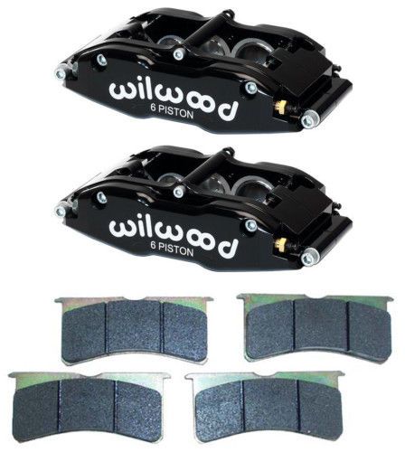 New wilwood narrow superlite 6r brake calipers &amp; pads,1.10&#034;,street/strip,hot rod