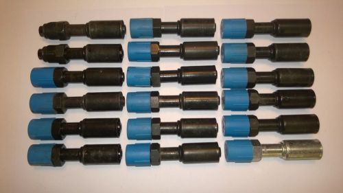 A/c hose fitting steel #8 male reduced dia hose lot405518r