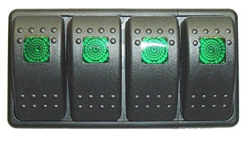 Fastronix solutions fastronix lighted (4) rocker switch panel auto/marine
