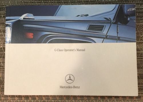 2004 mercedes benz g500 amg g wagon operators owners manual set oem