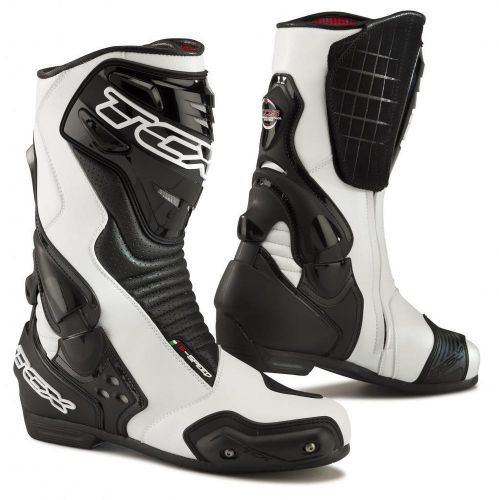 Tcx mens racing line s-speed black motorcycle boots ce certified