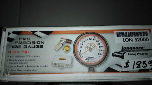 Longacre pro precision tire gauge 0-60 psi lon 52000