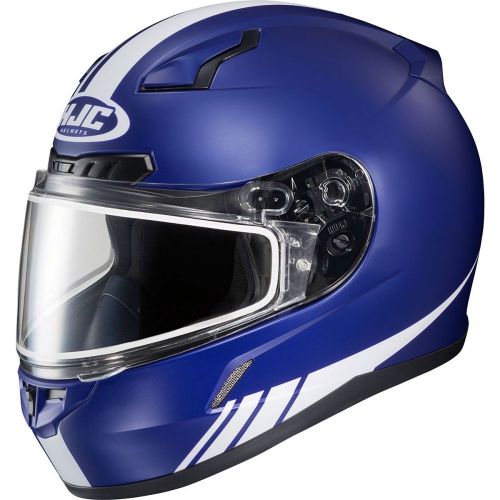 2016 hjc cl-17 flat blue streamline snowmobile/motorcycle helmet -l -xl- 2xl-new