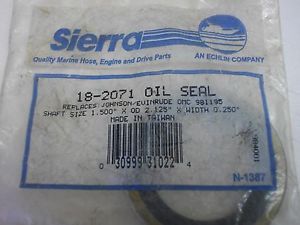 Sierra marine oil seal 18-2071 omc evinrude johnson outboard 981195