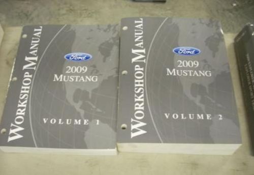 2009 ford mustang v6 gt shelby gt500 dealer oem shop service repair manual books