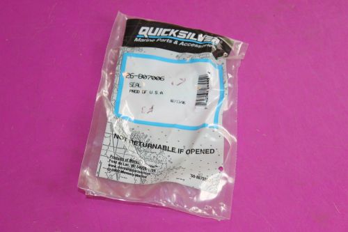 Mercury quicksilver oil seal. part 26-807006. acquired from a closed dealership.