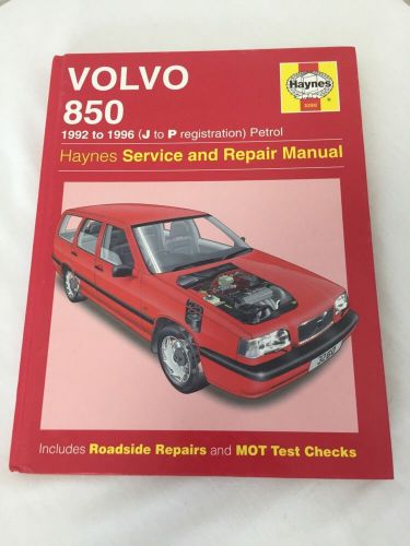 Volvo 850 1992-1996 haynes service and repair manual. gas/petrol