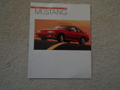 New 1993  mustang dealer brochure nos brand new old stock !!!free shipping