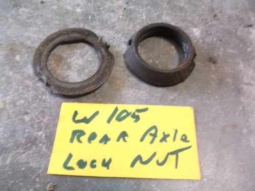 Mercedes ponton rear axle groved nut locking washer nutmutter hinterachswelle