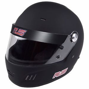 Rjs racing new snell sa2015 full face pro helmet scca imsa matte black medium