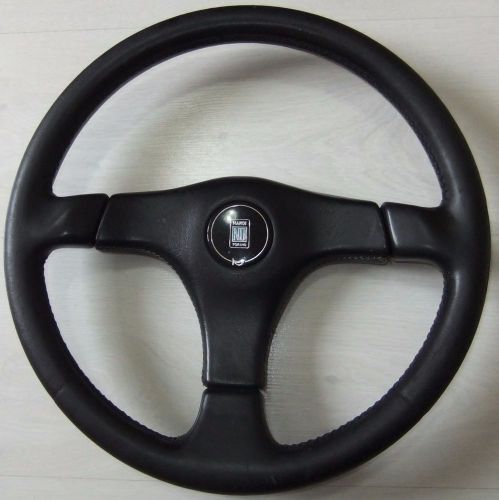 Nardi 3 spoke steering wheel 365mm leather jdm supra rx7 evo subaru sti wrx