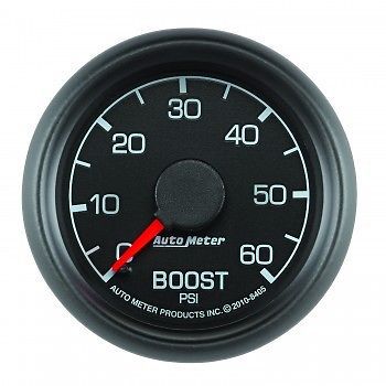 Autometer gauge, boost, mechanical, 60psi, 2-1/16&#034;, ford factory match - 8405