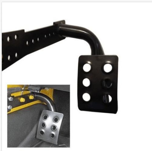 Metal dead pedal left side foot rest kick panel for jeep wrangler jk &amp; unlimited