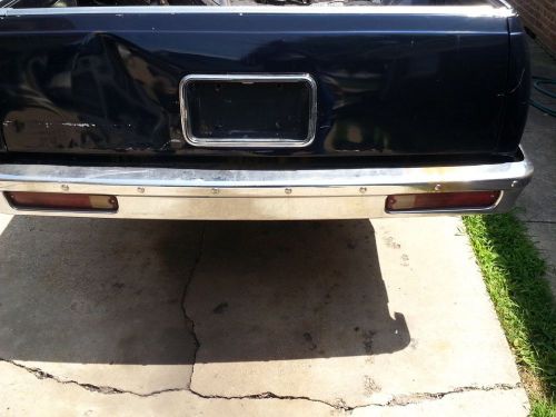 1978-1987 chevy el camino &amp; caballero rear bumper assy assembly used
