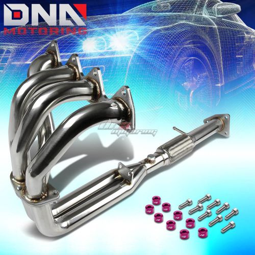 J2 for prelude h22 flex exhaust manifold racing header+purple washer cup bolt