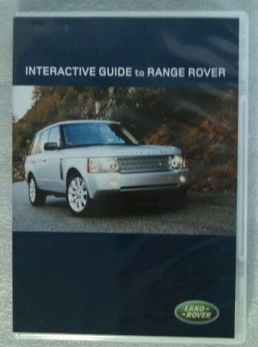 Range rover 2007 interactive guide!! interactive quick start + more!!