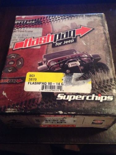 Superchips flashpaq tuner 3870 jeep 98-14 gas