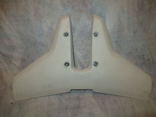 Used sting ray hydrofoil stabilizer fin 1 pc white - with hardware