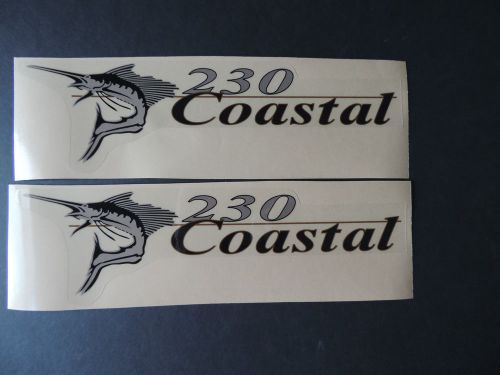 Wellcraft coastal 230 fishing boat decal set