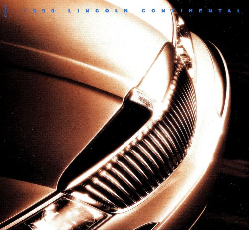 1999 lincoln continental factory brochure -lincoln continental