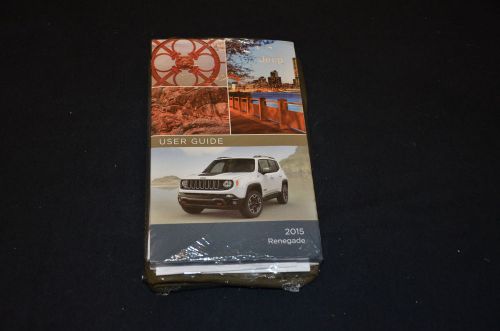 2015 jeep renegade owners manual / users guide - new sealed