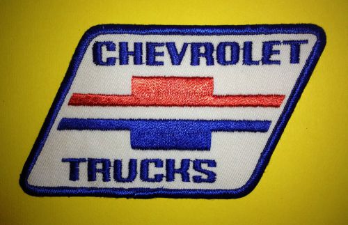 Rare vintage 1970&#039;s chevy trucks iron on car club jacket hat patch crest a