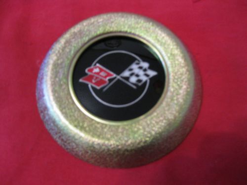Corvette horn button for tilt telescopic steering column 1969-1975 new.