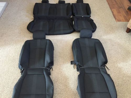 New 2014-17 ford f-150 roush seat covers full interior cloth black upholstery