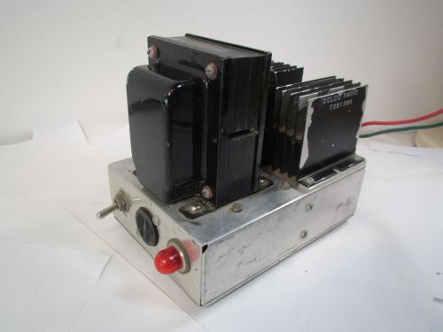Vtg 12v to 110v inverter, converter delco custom tested 12 volts to 110 volts