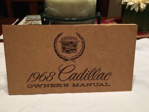 1968 cadillac owner&#039;s manual