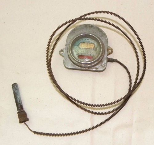 Ford 1935-36 vintage battery and temperature gauge