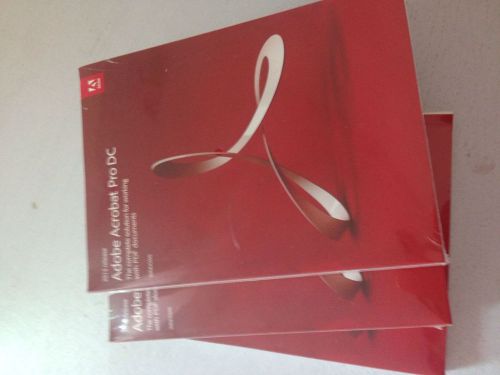 Adobe acrobat pro dc 2015 release for windows - new, sealed. never used.!