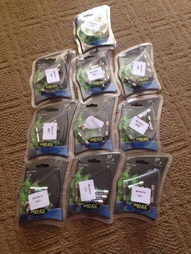 Mobile spec pro-ice series agu fuses 40-amp 5 pack lot of 10 ms-63015
