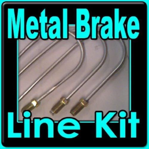 Brake line kit jeep cj-5 1967-1968-1969-1970-1971-1972-1973 6 &amp; 8 cyl with power