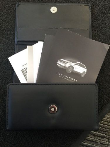 2010 lincoln mkx owners manual