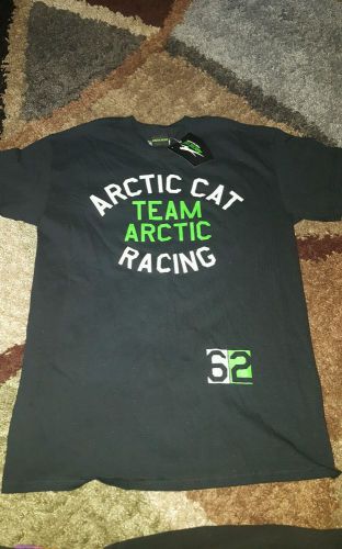 Arctic cat men&#039;s ride team arctic t-shirt tee t shirt - black - medium