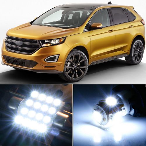 12 x premium xenon white led lights interior package upgrade for ford edge