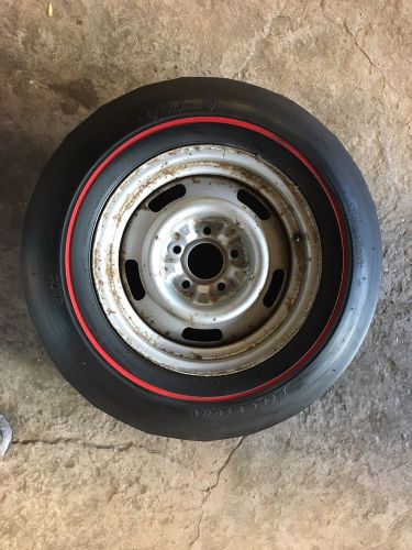 1967 corvette red stripe tire original non dot original rally wheel