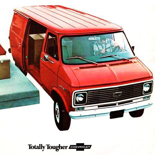 1971 chevy van factory brochure-gs/ge 10-20-30 cargo