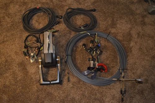 Yamaha outboard rigging command link binnacle twin dual ignition cables controls