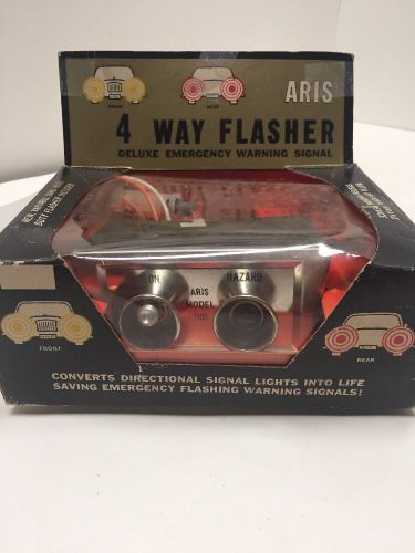 Vintage aris 1100 add on 4 way flasher for american cars 1958-65 w/ turn signals