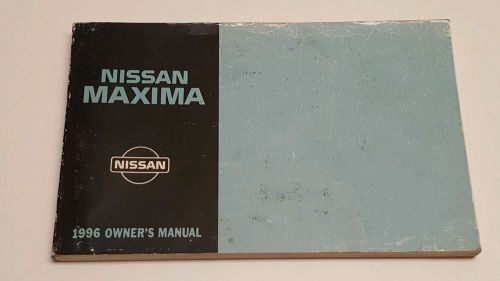 1996 nissan maxima owners manual guide v6 3.0l se gxe gle fuses fluids radio oem