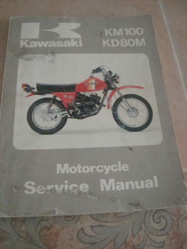 Kawasaki motorcycle service manual km100 kd80m '78-'86 models a3a, a4,a6,a7,m7