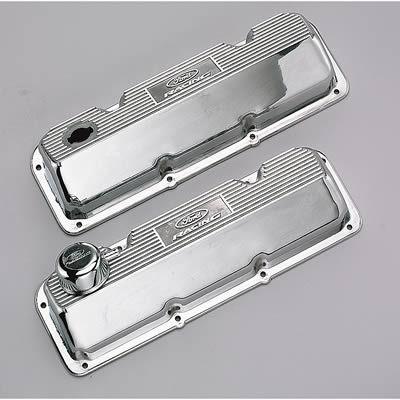 Ford racing aluminum valve covers m-6582-a342r ford 351c polished